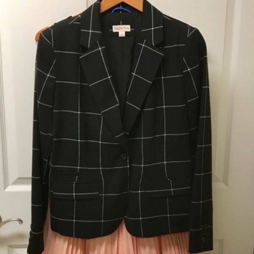 Black Striped Blazer